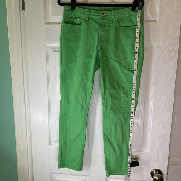 C. Wonder Skinny Crop Bright Green Denim Jeans Women’s Size 30 EUC - Picture 11 of 13